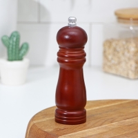 Мельница для специй Доляна, 15,5&times;4,5 см, металлический механизм, цвет коричневый