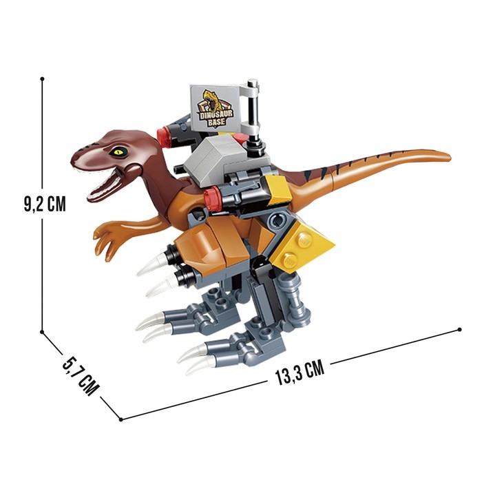 Конструктор &laquo;Дино. Кибер-раптор&raquo;, 306 деталей