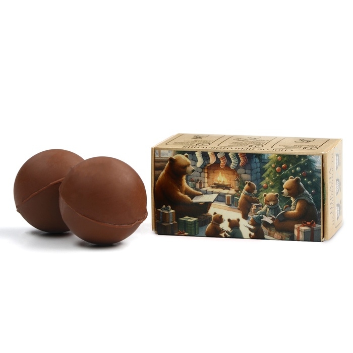 Шоколадная бомбочка с маршмеллоу в коробке &laquo;Животные&raquo; 2 шт х 35 г