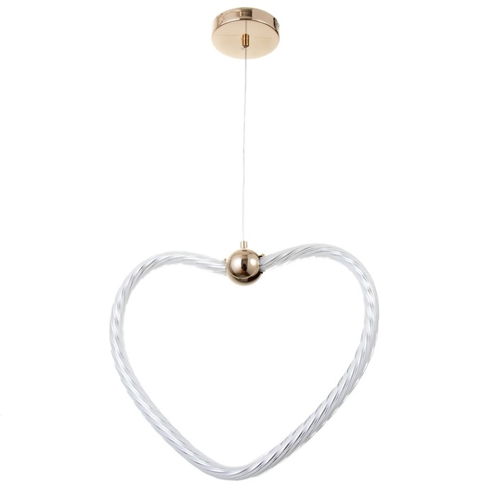 Светильник BayerLux Светильник BayerLux "Сердце" LED 36Вт золото 46х6х35-120 см