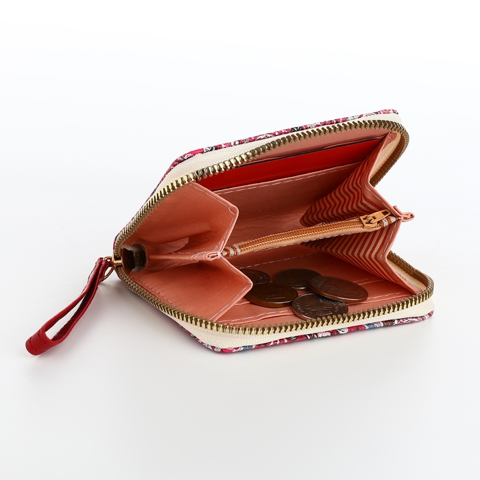 Кошелёк женский на молнии, цвет фуксия Кошелёк женский на молнии, цвет фуксия