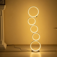 Торшер 16662/1BK LED 45Вт черный 30х30х115 см