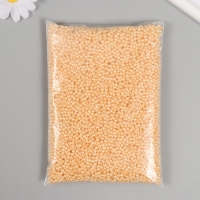 Набор бусин "Жемчуг" d 4 мм, 250 гр, светло-бежевый