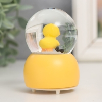 Сувенир полистоун водяной шар свет "Развлечения утёнка" МИКС 7х5х5 см Сувенир полистоун водяной шар свет "Развлечения утёнка" МИКС 7х5х5 см