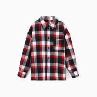 Рубашка для мальчика в клетку KAFTAN, р. 36 (134-140 см), красный Рубашка для мальчика в клетку KAFTAN, р. 36 (134-140 см), красный