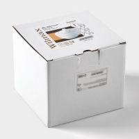 Сахарница фарфоровая с крышкой Wilmax &laquo;Юлия Высоцкая&raquo;, 340 мл, цвет белый