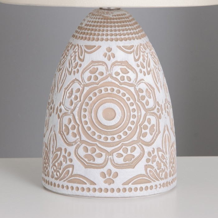 Лампа настольная Лампа настольная "Замира" 1х40Вт Е14 какао 20х20х32см