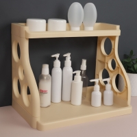 Органайзер для хранения, 2 секции, 39 &times; 24,5 &times; 30,5 см, цвет бежевый