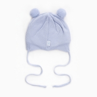 Шапка детская, цвет голубой, размер 44-46 Шапка детская, цвет голубой, размер 44-46