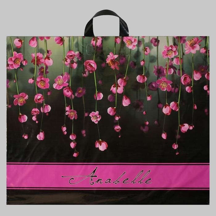 Пакет Пакет "Анабель", полиэтиленовый с петлевой ручкой, 60 х 50 см, 70 мкм