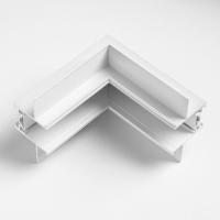 Соединитель встраиваемый для шинопровода (потолок-стена) белый 5х5 см Соединитель встраиваемый для шинопровода (потолок-стена) белый 5х5 см