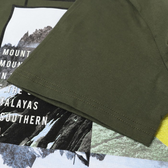 Футболка мужская с принтом, цвет хаки, размер 50 Футболка мужская с принтом, цвет хаки, размер 50