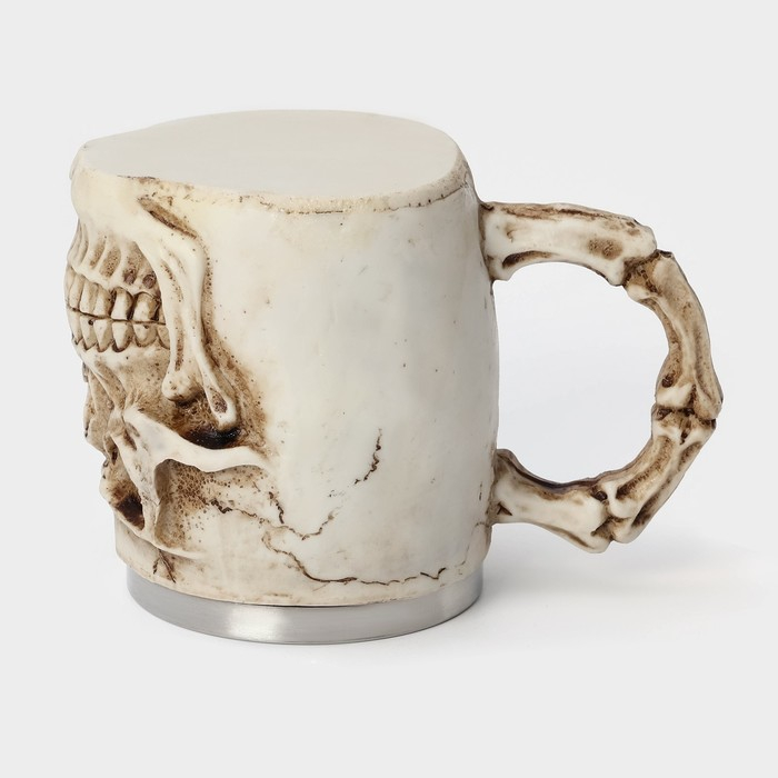 Кружка из нержавеющей стали &laquo;Череп. Хэллоуин&raquo;, 400 мл, цвет МИКС