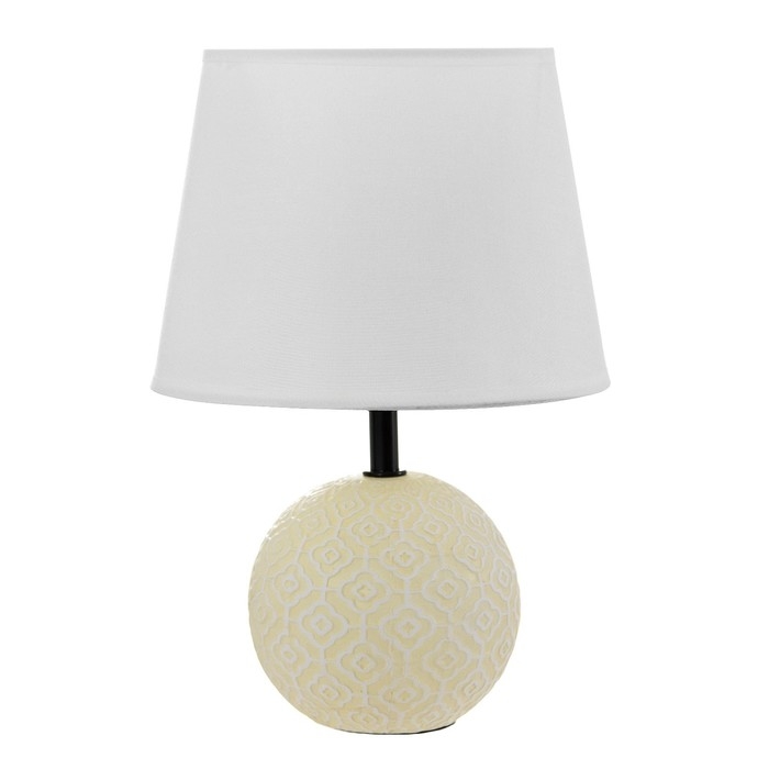 Настольная лампа "Алиша" Е14 40Вт белый 18х18х28 см RISALUX