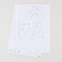 Новогодний набор для создания полигональной фигуры «Новый год: Дед Мороз» Новогодний набор для создания полигональной фигуры «Новый год: Дед Мороз»