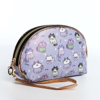 Косметичка на молнии, цвет сиреневый Косметичка на молнии, цвет сиреневый