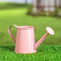 Кашпо "Лейка" розовое, 15х7х8см Кашпо "Лейка" розовое, 15х7х8см