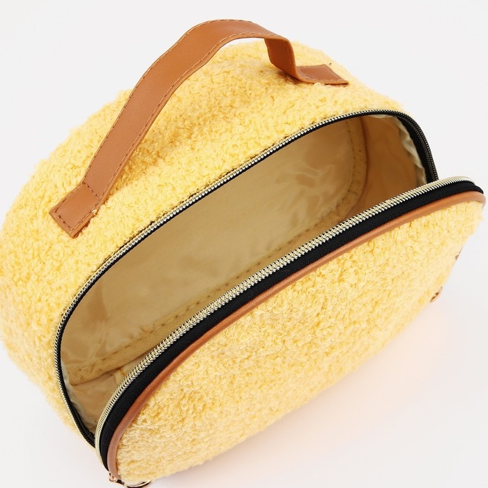 Косметичка на молнии, цвет жёлтый Косметичка на молнии, цвет жёлтый