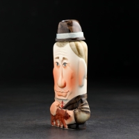 Штоф фарфоровый &laquo;Путин&raquo;, 0.35 л, в упаковке книге