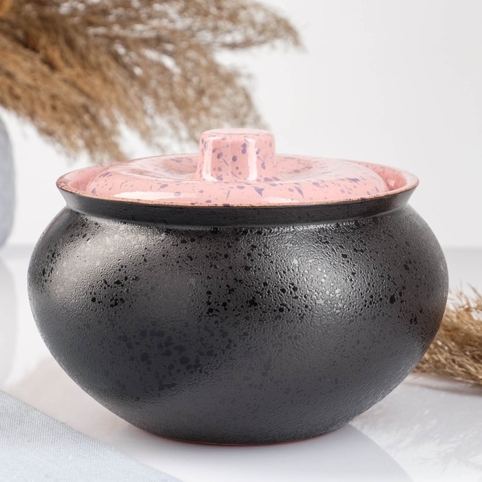 Жаровня Жаровня "Малая" 2л, без ручек, мрамор