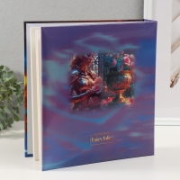 Фотоальбом на 50 магнитных листов 23х28  см, "liquid metal flowers 1"