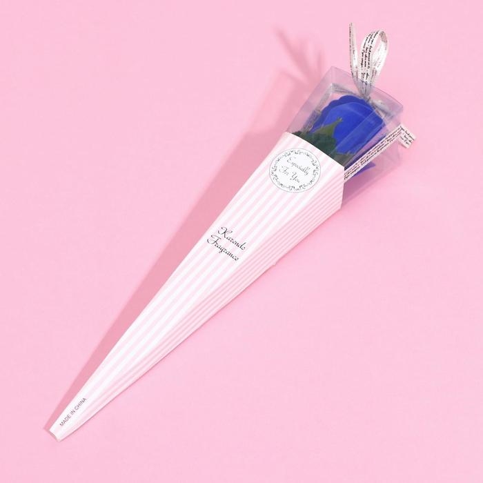 Мыльная роза, синяя в картоне, 1 шт. Мыльная роза, синяя в картоне, 1 шт.