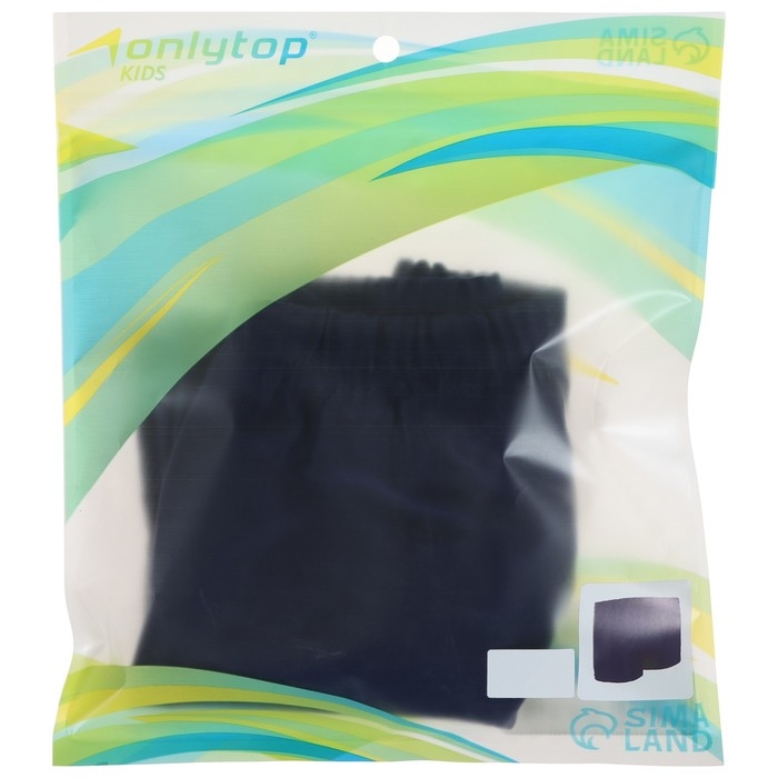 Плавки для плавания ONLYTOP, р. 40, цвет синий Плавки для плавания ONLYTOP, р. 40, цвет синий