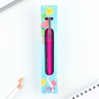 Ручка шариковая, синяя паста, 0.7 мм, корпус пластик &laquo;8 марта&raquo;