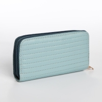 Кошелёк женский на молниях, цвет мятный Кошелёк женский на молниях, цвет мятный