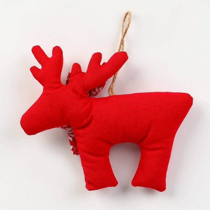 Новый год! Мягкая игрушка &laquo;Олень&raquo; на подвесе