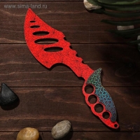 Сувенир деревянный &laquo;Топор&raquo;, красный мрамор