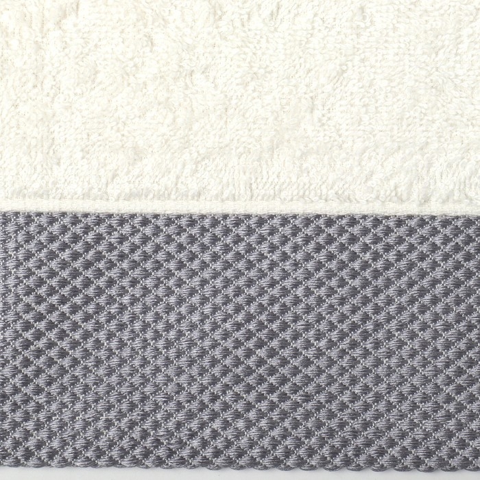 Полотенце махровое Love Life Полотенце махровое Love Life "Honey" 70*140 см, молочный, серый, 100% хл, 450 гр/м2