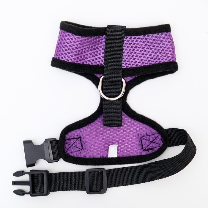 Шлейка мягкая из неопрена, размер XL, ОШ 42 см, ОГ 38-50 см, фиолетовая Шлейка мягкая из неопрена, размер XL, ОШ 42 см, ОГ 38-50 см, фиолетовая