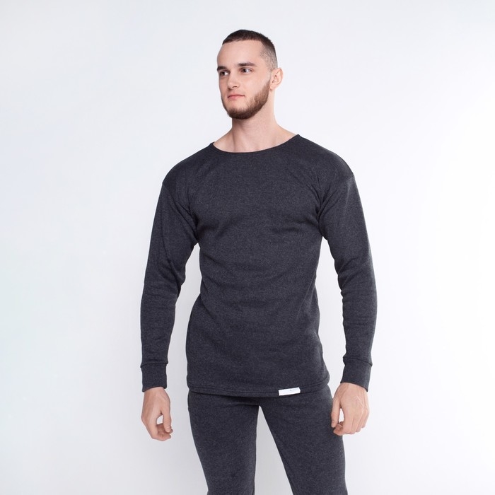 Термобелье (фуфайка, кальсоны) мужское НАЧЕС, цвет антрацит,  р-р 48-50