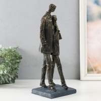 Сувенир полистоун "Молодая пара" под металл 13,4х11,8х34 см Сувенир полистоун "Молодая пара" под металл 13,4х11,8х34 см