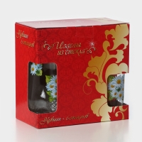 Набор питьевой &laquo;Букеты&raquo;, стеклянный, кувшин 1,7 л + 6 стаканов 230 мл, МИКС