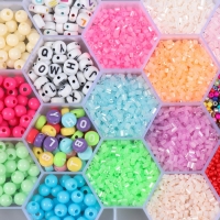 Бисер стекло 8/0, 12/0 в шкатулке "Летний" бусины, леска, ножницы, пинцет 20х20х1,8 см Бисер стекло 8/0, 12/0 в шкатулке "Летний" бусины, леска, ножницы, пинцет 20х20х1,8 см