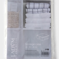 Кофр для хранения вещей LaDо́m, 45×30×20 см, цвет белый Кофр для хранения вещей LaDо́m, 45×30×20 см, цвет белый