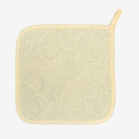 Прихватка Доляна "Подсолнухи" 17х17см габардин, 35% хлопок, 65% п/э, ватин 250г/м2