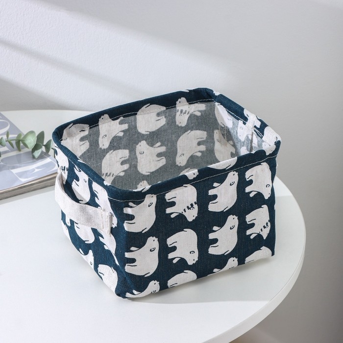 Органайзер для хранения с ручками &laquo;Медведи&raquo;, 20,3&times;16,5&times;13,3 см