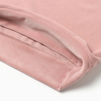 Костюм детский (свитшот, лосины) KAFTAN Plushy р.36 (134-140), розовый