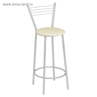 Стул барный, Светло-бежевый Стул барный, Светло-бежевый