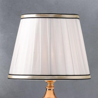 Лампа настольная "Галатея" 1х40Вт Е27 220В белый-золото 20х20х38,5 см.