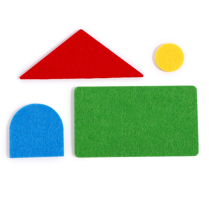 Счётный материал &laquo;Фигурные прятки. Домики&raquo;