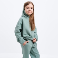 Костюм детский (худи, брюки) MINAKU цвет хаки, рост 128 см Костюм детский (худи, брюки) MINAKU цвет хаки, рост 128 см