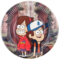 Набор одноразовой посуды, на 6 персон "С Днем Рождения", Гравити Фолз