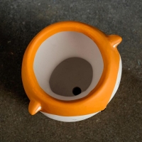 Горшок "Милая Лисичка" желтый, 6х11см Горшок "Милая Лисичка" желтый, 6х11см