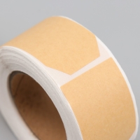 Наклейка бумага "Крафт. Бирка" 3х5 см 300 шт в рулоне