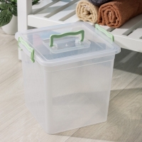 Контейнер квадратный, 12 л, цвет МИКС Контейнер квадратный, 12 л, цвет МИКС