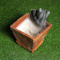 Фигурное кашпо "Ящик с котятами" 16х18х20см Фигурное кашпо "Ящик с котятами" 16х18х20см